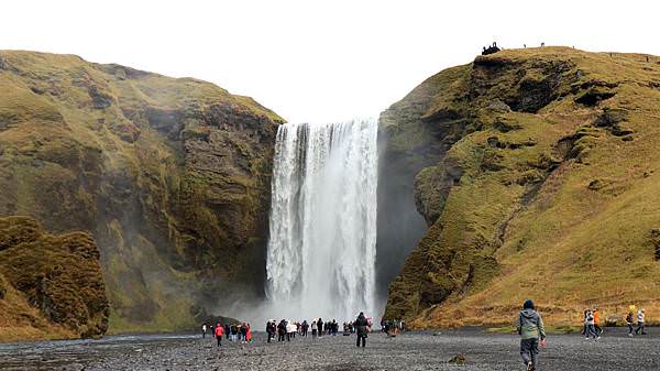 冰島西南部海岸斯科加爾瀑布